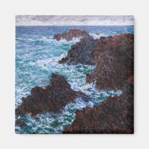 Imã Claude Monet - As Rochas em Belle-Ile, Costa Selva
