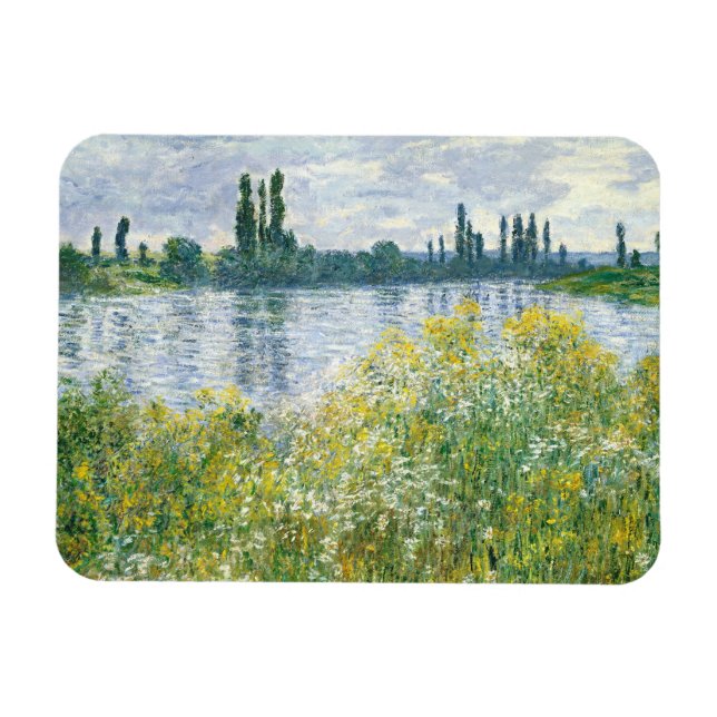 Ímã Claude Monet | Bancos do Sena, Vetheuil, 1880 (Horizontal)