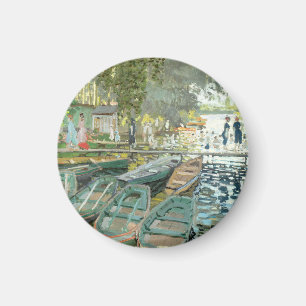 Imã Claude Monet. Bathers em La Grenouillère