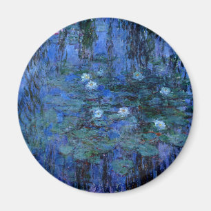 Imã Claude Monet Blue Water Lily