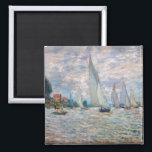 Imã Claude Monet - Boats Regatta na Argentina<br><div class="desc">The Boats Regatta at Argenteuil / Regate a Argenteuil - Claude Monet,  Oil on Canvas,  1874</div>
