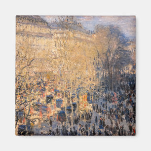 Imã Claude Monet - Boulevard des Capucines em Paris