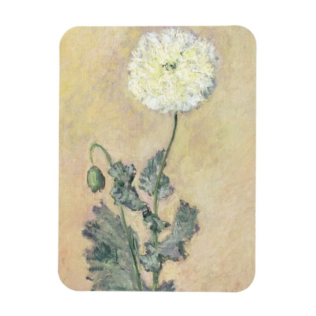 Ímã Claude Monet | Branca, 1883 (Vertical)