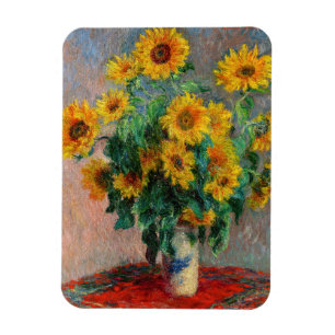 Ímã Claude Monet - Buquê de Girassóis