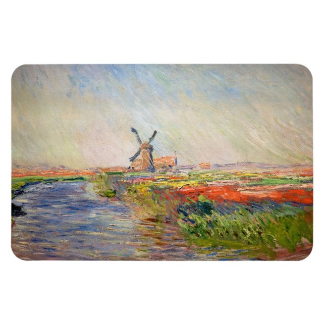 Ímã Claude Monet - Campo das Tulipas na Holanda (Horizontal)