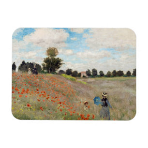 Ímã Claude Monet - Campo de Papoulas