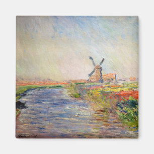 Imã Claude Monet - Campo de Tulipas na Holanda