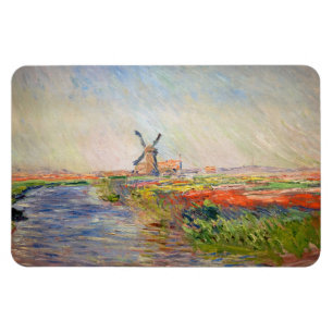 Ímã Claude Monet - Campo de Tulipas na Holanda