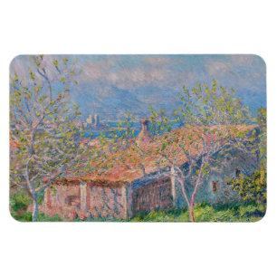 Ímã Claude Monet - Casa dos Jardineiros em Antibes