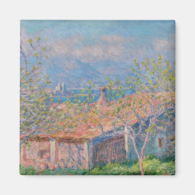 Imã Claude Monet - Casa dos Jardineiros em Antibes (Frente)