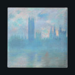 Imã Claude Monet. Casas do Parlamento em Londres. Azul<br><div class="desc">Claude Monet "Houses of Parliament,  London".</div>