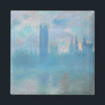 Imã Claude Monet. Casas do Parlamento em Londres. Azul<br><div class="desc">Claude Monet "Houses of Parliament,  London".</div>