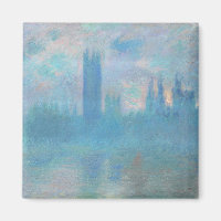 Claude Monet. Casas do Parlamento em Londres. Azul