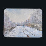 Ímã Claude Monet - Cena de Neve na Argentina<br><div class="desc">Cena de Neve na Argentina / Rue sous la neige,  Argenteuil - Claude Monet,  1875</div>