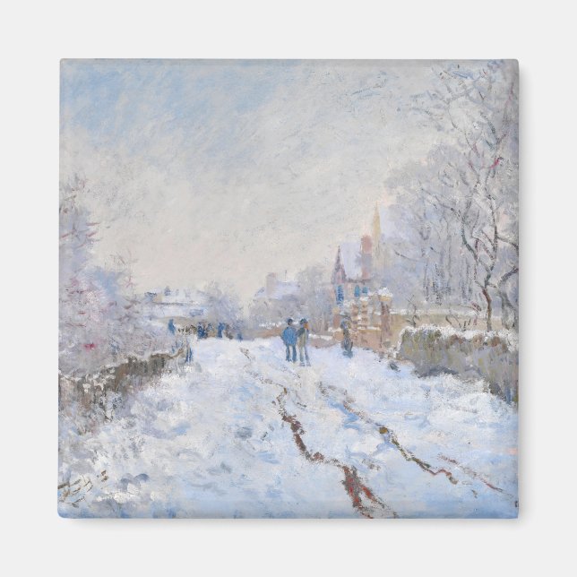 Imã Claude Monet - Cena de Neve na Argentina (Frente)
