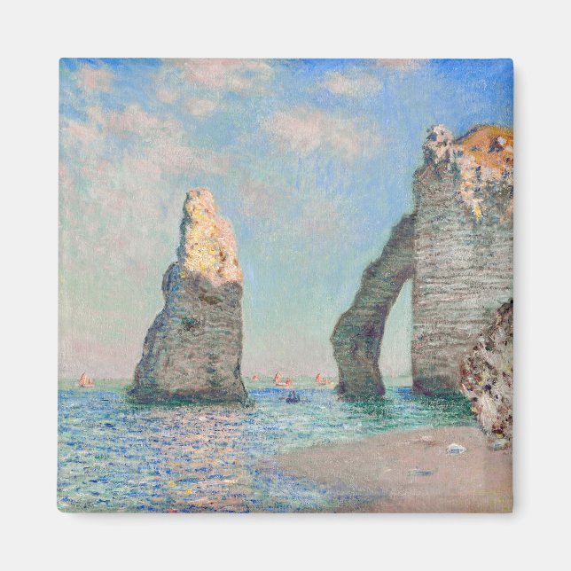 Imã Claude Monet - Cliff em Etretat (Frente)