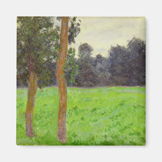 Imã Claude Monet | Deux Arbres dans la Prairie (Frente)