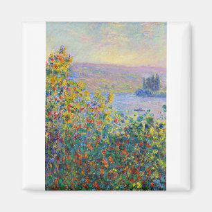 Imã Claude Monet Flower Beds em Vetheuil