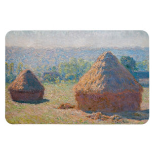 Ímã Claude Monet - Haystacks, fim do Verão