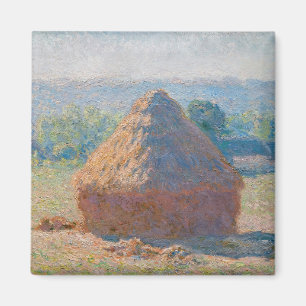 Imã Claude Monet - Haystacks, fim do Verão