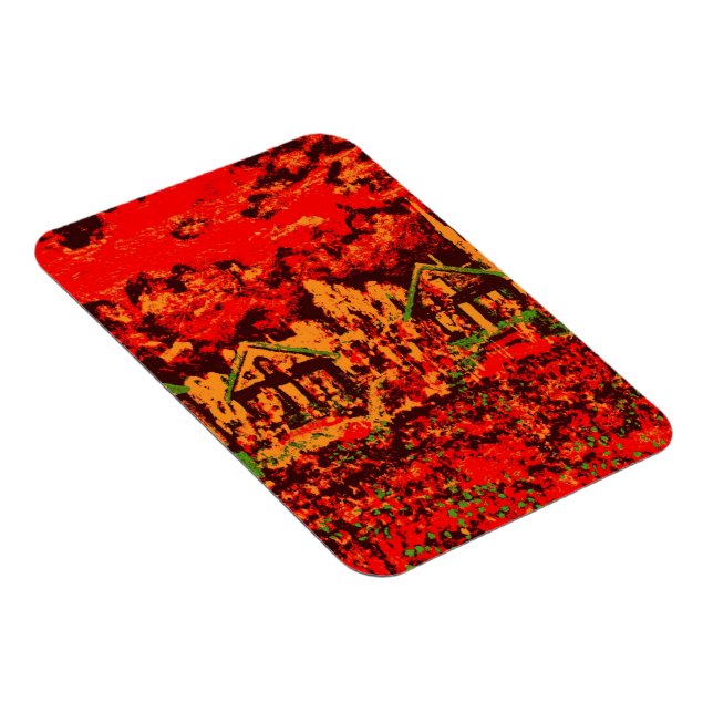 Ímã Claude Monet Houses no Argenteuil (Modificada) (Lado Direito)