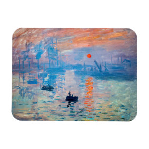 Ímã Claude Monet - Impressão, Assalto do Sol