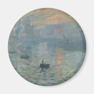 Imã Claude Monet Impression Sunrise Soleil Levant