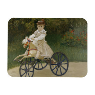 Ímã Claude Monet - Jean Monet sobre o seu Hobby Horse