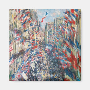 Imã Claude Monet - La Rue Montorgueil - Paris