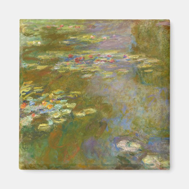 Imã Claude Monet - Lago de Nenúfares 1917 (Frente)