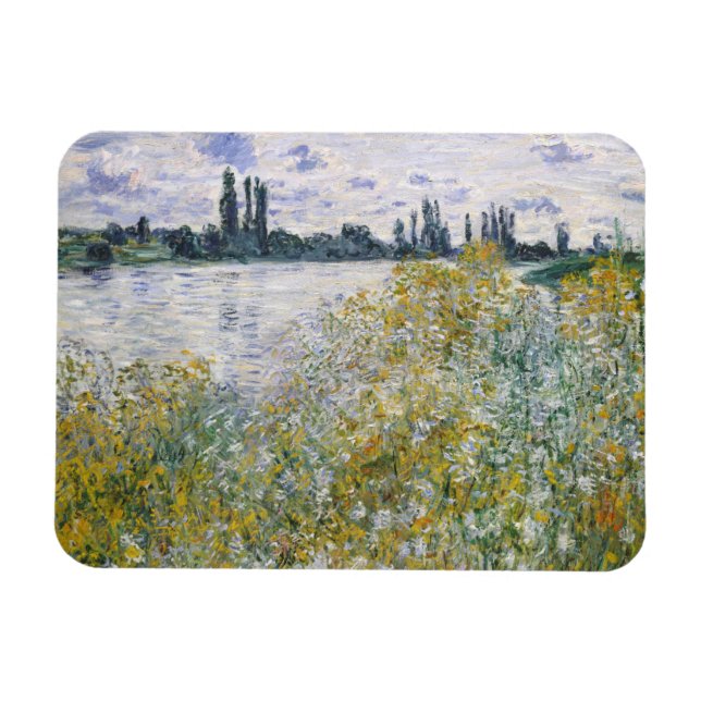 Ímã Claude Monet | � le aux Fleurs perto de V � theuil (Horizontal)