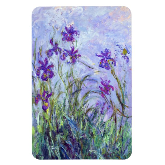 Ímã Claude Monet - Lilac Irises / Iris Mauves (Vertical)