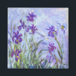 Imã Claude Monet - Lilac Irises / Iris Mauves<br><div class="desc">Lilac Irises / Iris Mauves - Claude Monet,  1914-1917</div>