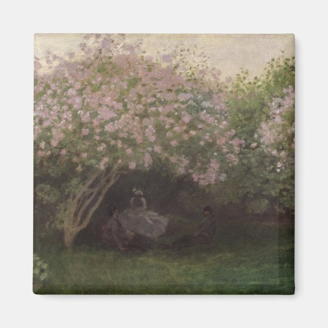 Imã Claude Monet | Lilases, Clima das Cinzas, 1872 (Frente)
