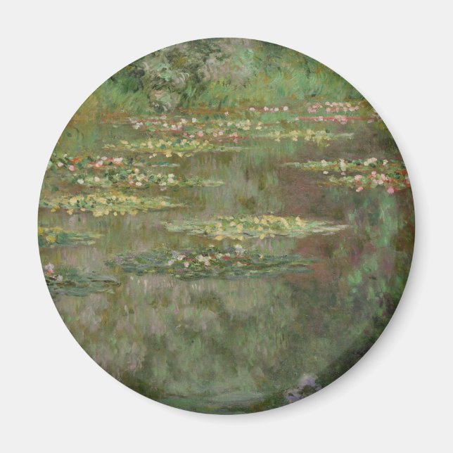 Imã Claude Monet | Líquidos de água ou Lily Pond (Frente)