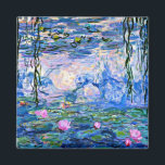 Imã Claude Monet - Lírios Água, 1919<br><div class="desc">Monet painting of Water Lily, 1919, imã de geladeira. VIRGINIA5050, produtos e presentes personalizados em www.zazzle.com/virginia5050*, PaulKleeGiftShop, InternationalGifts, RetirementGiftStore, BirthdayGiftStore, ILoveGiftStore e FloridaGiftStore.zazzle.com/FloridaGiftStore.</div>