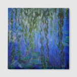 Imã Claude Monet - Lírios d'água com salgueiro chorand<br><div class="desc">Lírios d'água com galhos salgados chorões / Ninfheas avec rameaux de saule,  por Claude Monet,  em 1916-1919</div>