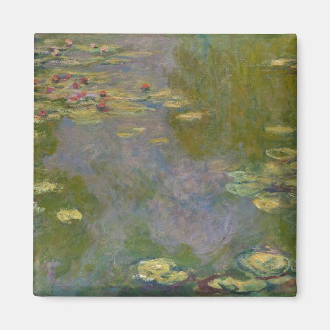 Imã Claude Monet | Lírios de água, 1919 (Frente)