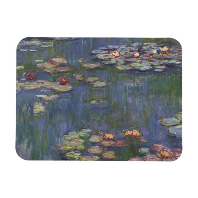 Ímã Claude Monet - Lírios Hídricos (Horizontal)