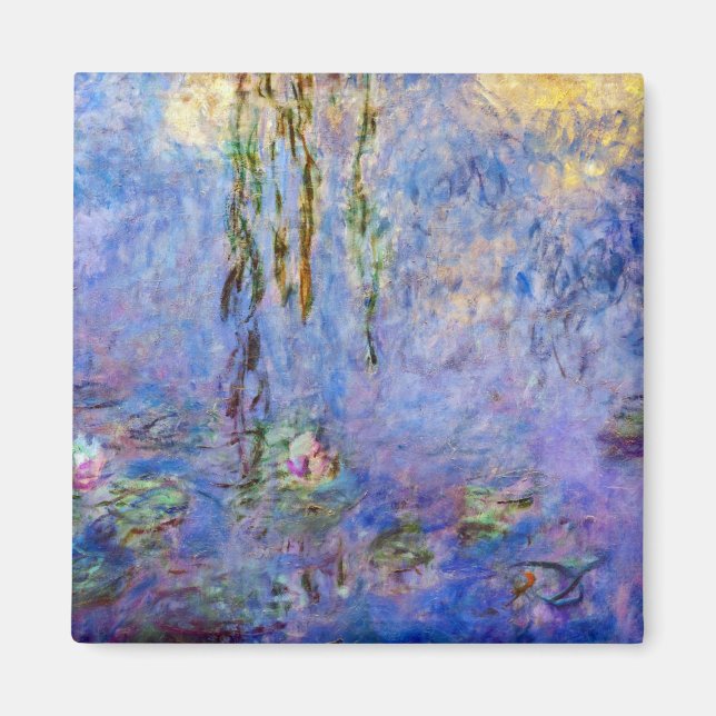 Imã Claude Monet - Lírios Hídricos (Frente)