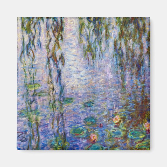 Imã Claude Monet - Lírios Hídricos (Frente)