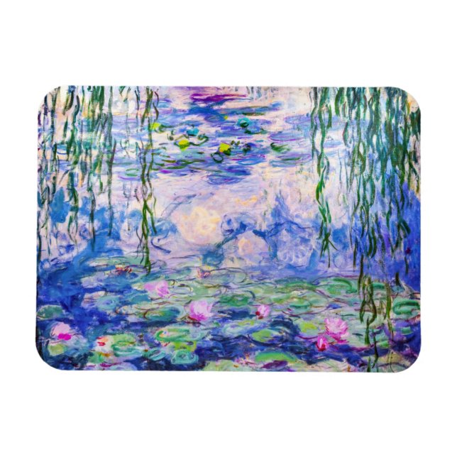 Ímã Claude Monet - Lírios/Ninfas 1919 (Horizontal)