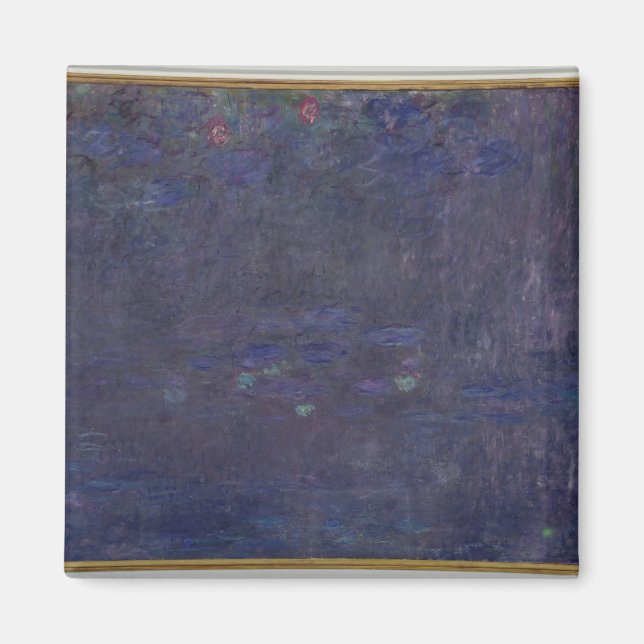Imã Claude Monet | Lírios: Reflexões de Árvores (Frente)