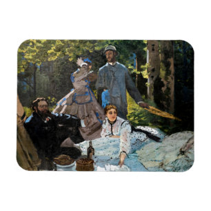 Ímã Claude Monet - Luncheon sobre a grama, Painel da D