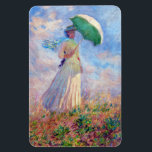 Ímã Claude Monet - Mulher com Parasol virada para a di<br><div class="desc">Estudo de uma Figura ao ar livre,  também conhecida como Mulher com Parasol/Guarda-chuvas virada para a direita. Por Claude Monet em 1886.</div>