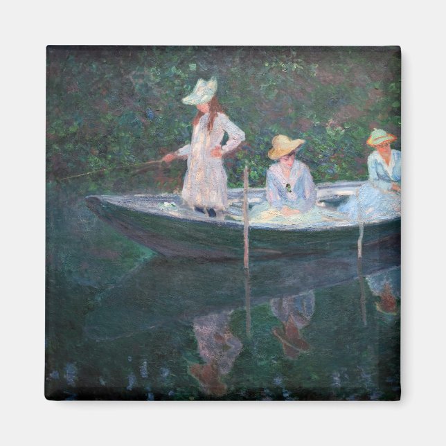 Imã Claude Monet - No Barco Norueguês (Frente)