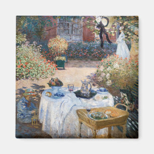 Imã Claude Monet - O Almoço, painel decorativo