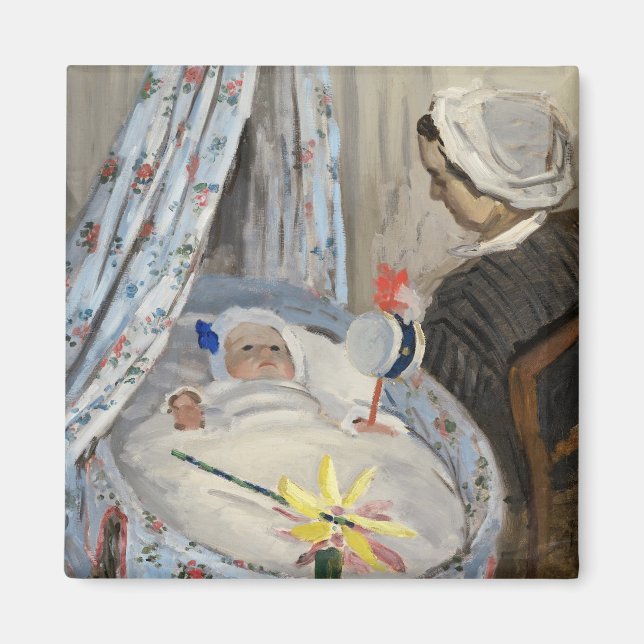 Imã Claude Monet | O berço, Camille e Son Jean (Frente)