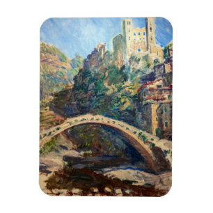 Ímã Claude Monet - O Castelo de Dolceacqua