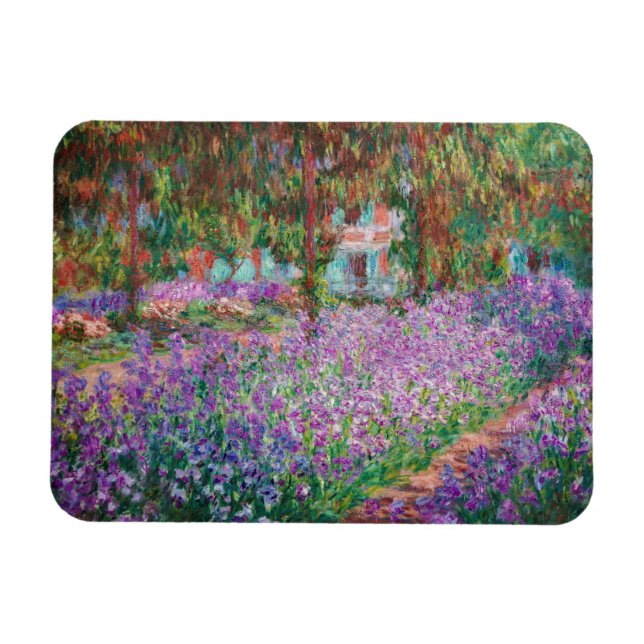 Ímã Claude Monet - O Jardim do Artista em Giverny (Horizontal)